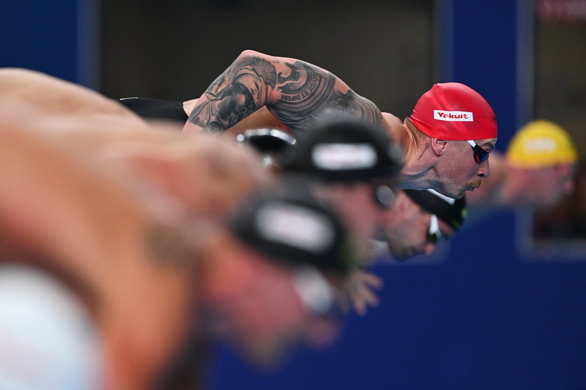 Ticket booked for tomorrow's final 🎟️

<a href="/adam_peaty/">Adam Peaty OBE</a> improves on his 50m Breaststroke heats time to secure a finals spot after qualifying 4⃣th

#AQUADoha2024