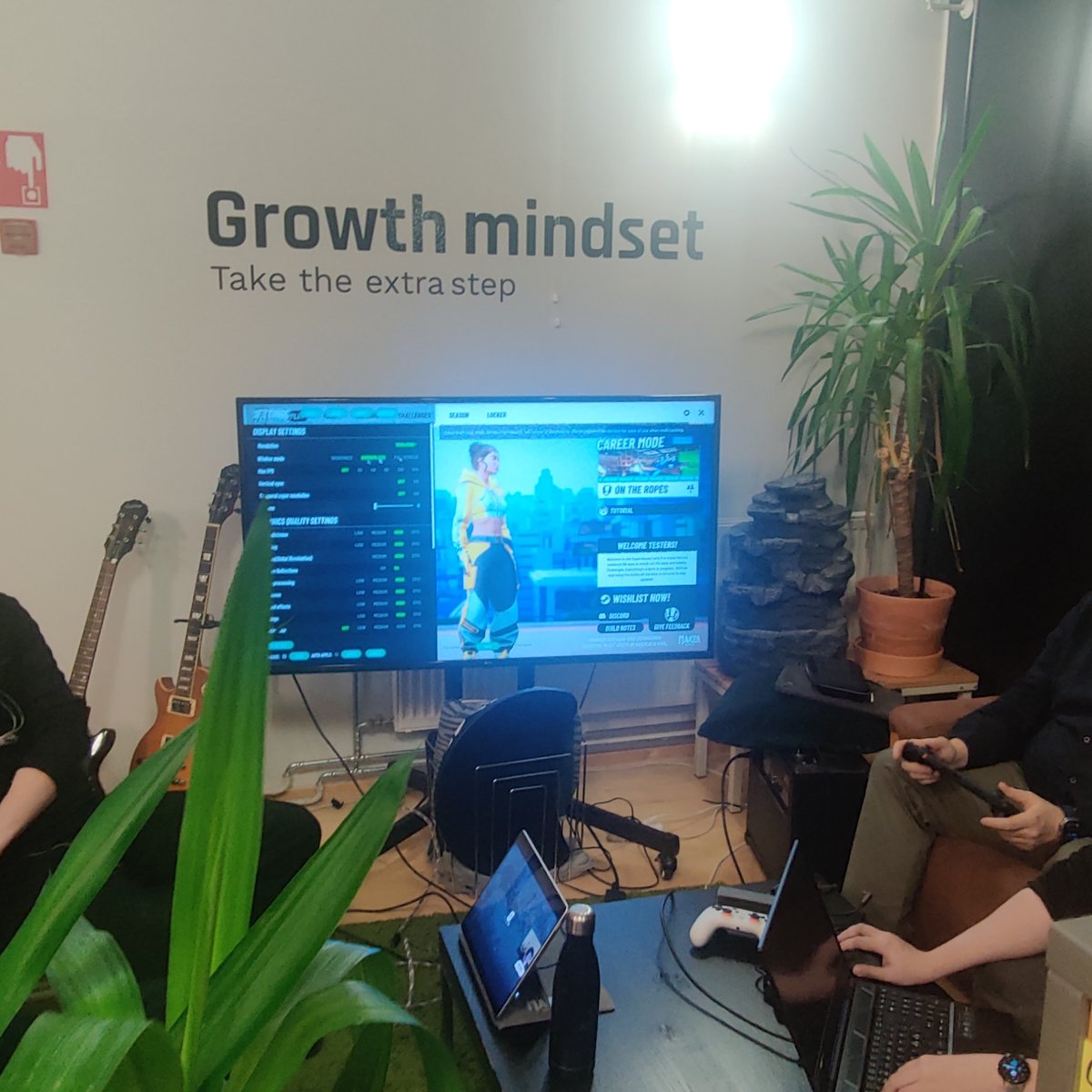 IGDA Tampere Demo corner 👌 #gamedev #indiedev