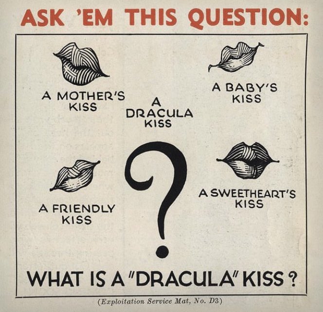 Imagine seeing this ad in 1931… 🖤🦇❤️