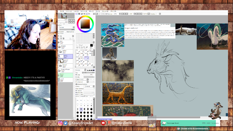 KaseySnowArt's tweet photo. Happy Dragon Week!
Studying dragons of the East and West today. Looking at mythology, legend, and classical descriptions to prepare for our "Design a Dragon" stream tomorrow morning!
https://t.co/AVsGwVqubb
#dragonweek #yearofthedragon #dragonart https://t.co/87Y27k47La