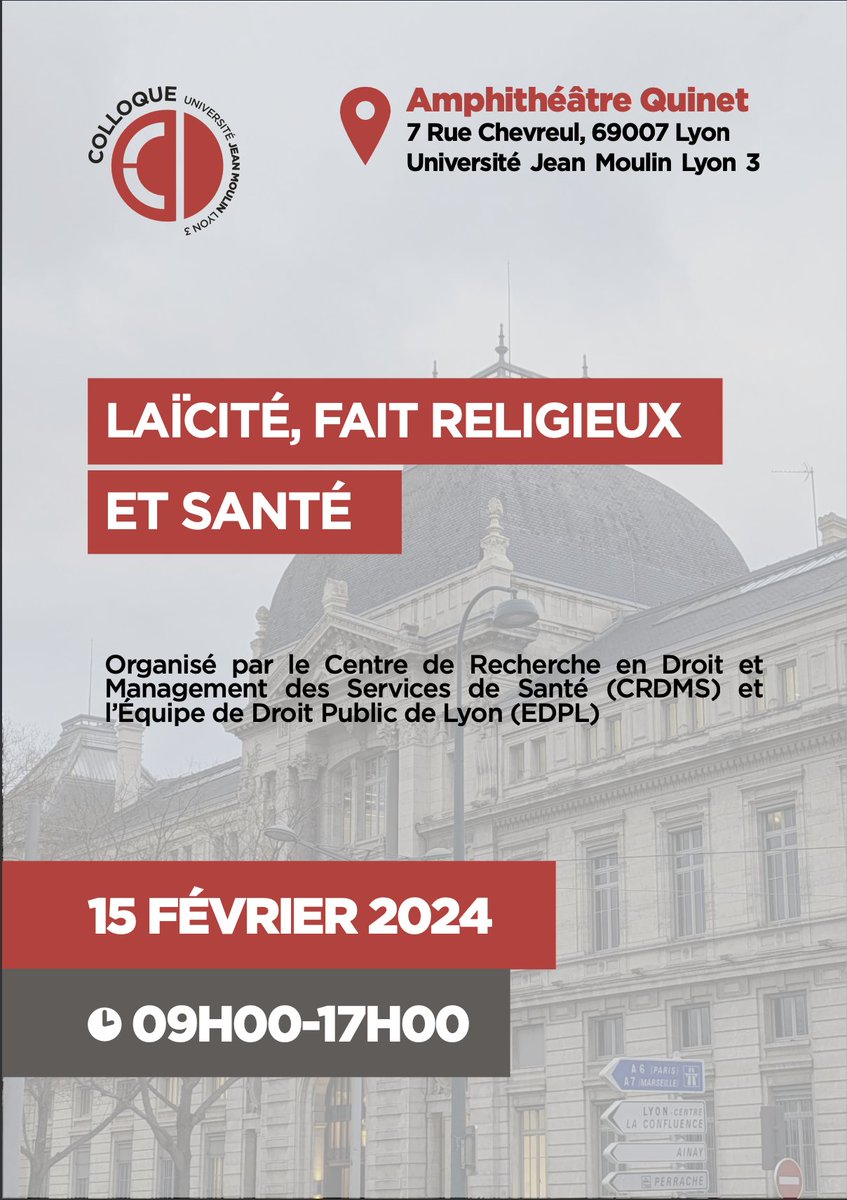 AnneLaureSagon's tweet photo. J-2 ⌚️
Venez nombreux ‼️
@EDPLyon @Droit_Lyon3 https://t.co/Iv5YuybwhO