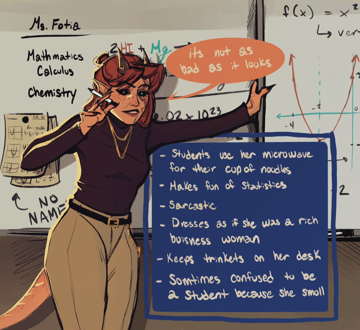 my_maehem's tweet photo. High school AU les goooooo

Here’s my mathematician/chemist 
Hemera would scold you if you don’t use a blue folder for math https://t.co/Ub06kPHAsX