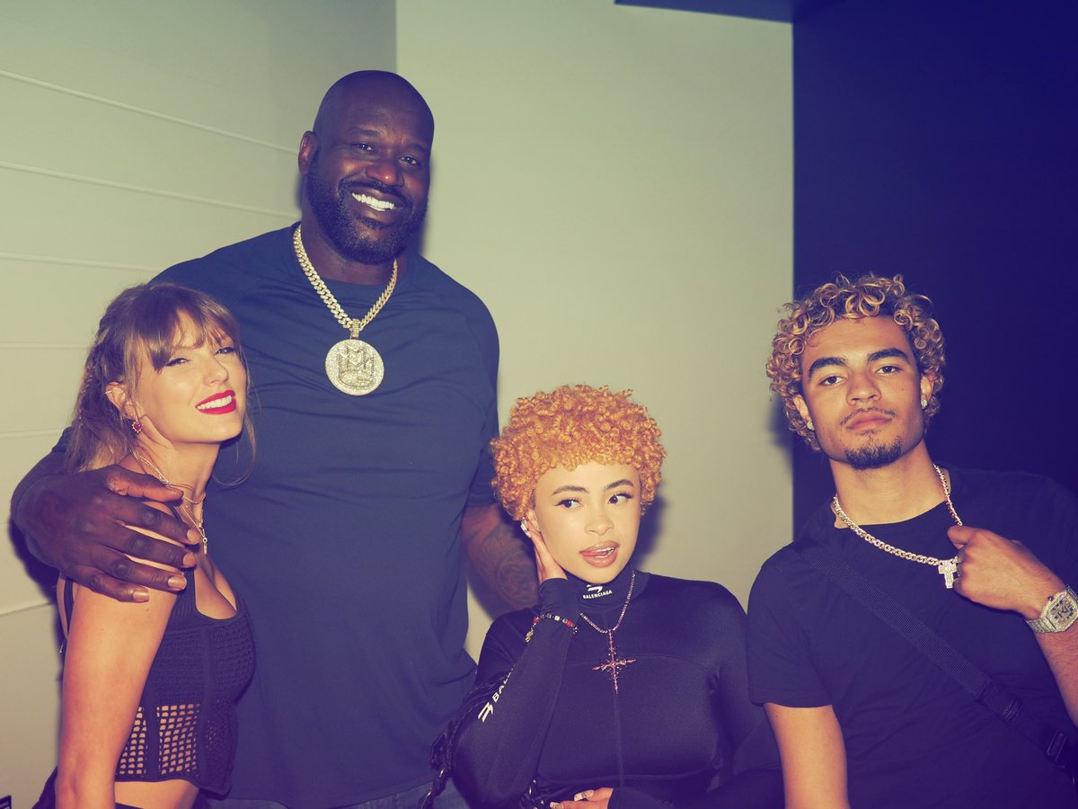 DailyLoud's tweet photo. Taylor Swift x Shaq x Ice Spice https://t.co/iW2ygWp8R1
