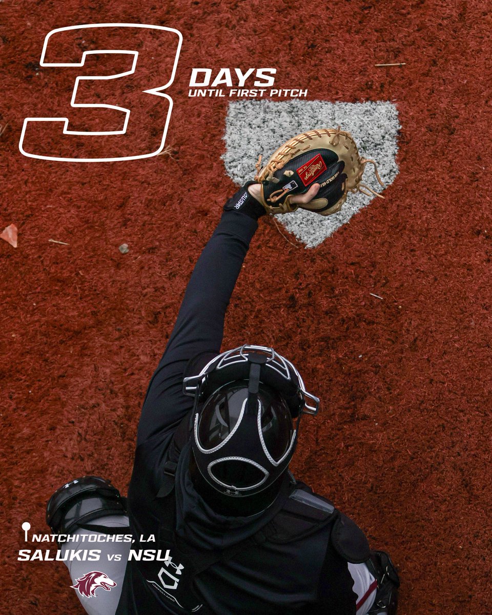 SIU_Baseball's tweet photo. Can't Wait. 

#Salukis | #DawgBall https://t.co/WEilObnvZf