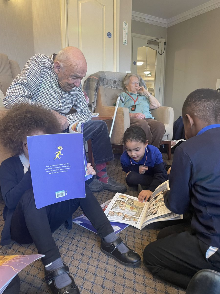 missk_reynolds's tweet photo. Thank you @AveryHealthcare for a super morning sharing our Love of Reading &amp; allowing us to show you our amazing reading skills. #PleasureForReading #LoveOfReading #Reading #Vocabulary #Fluency #InterGenerational #Expression #Community @DaleJukes @EH1_2 @KRidnell @SarahChouikhi https://t.co/R1Dvx8R3Gh