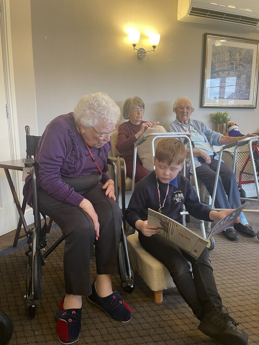 missk_reynolds's tweet photo. Thank you @AveryHealthcare for a super morning sharing our Love of Reading &amp; allowing us to show you our amazing reading skills. #PleasureForReading #LoveOfReading #Reading #Vocabulary #Fluency #InterGenerational #Expression #Community @DaleJukes @EH1_2 @KRidnell @SarahChouikhi https://t.co/R1Dvx8R3Gh