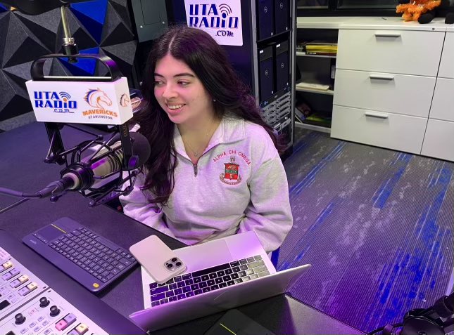 utastudents's tweet photo. 🎶Happy World Radio Day, Mavericks! 📻
Our “online all the time” student-run station brings the beats and keeps us connected! 🎙️
Don’t forget to download the UTA Radio app from the App Store to listen on the go! 🎧
#UTAradio https://t.co/bI9eVG1lDG