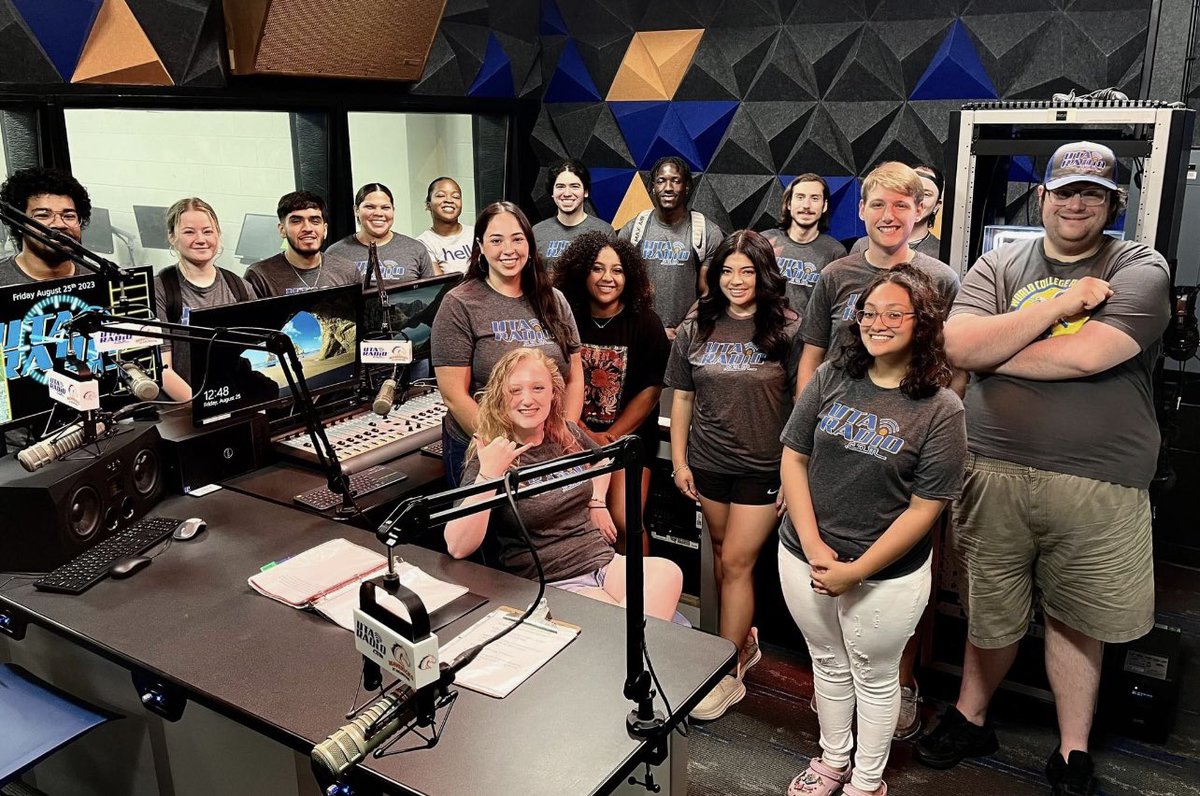 utastudents's tweet photo. 🎶Happy World Radio Day, Mavericks! 📻
Our “online all the time” student-run station brings the beats and keeps us connected! 🎙️
Don’t forget to download the UTA Radio app from the App Store to listen on the go! 🎧
#UTAradio https://t.co/bI9eVG1lDG