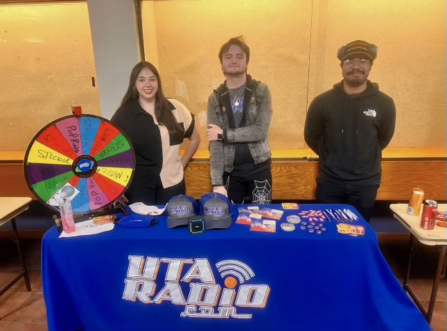 utastudents's tweet photo. 🎶Happy World Radio Day, Mavericks! 📻
Our “online all the time” student-run station brings the beats and keeps us connected! 🎙️
Don’t forget to download the UTA Radio app from the App Store to listen on the go! 🎧
#UTAradio https://t.co/bI9eVG1lDG
