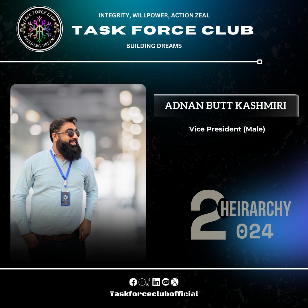taskforceclub's tweet photo. Proudly presenting our President Body for the year 2024! 🎉
.
.
#leaders #lahore #Pakistan #IWAZ #TFC #taskforceclub https://t.co/L9lvJ7Wva9