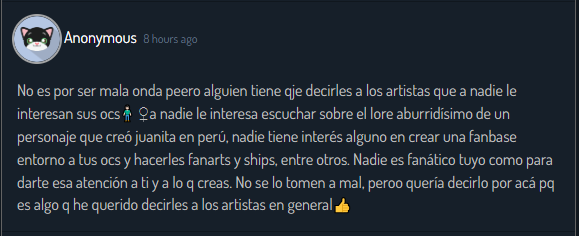zqartist's tweet image. hola amigo quién te preguntó 😭
pinche amargado deja a la gente ser feliz con sus ocs 

— 🍬