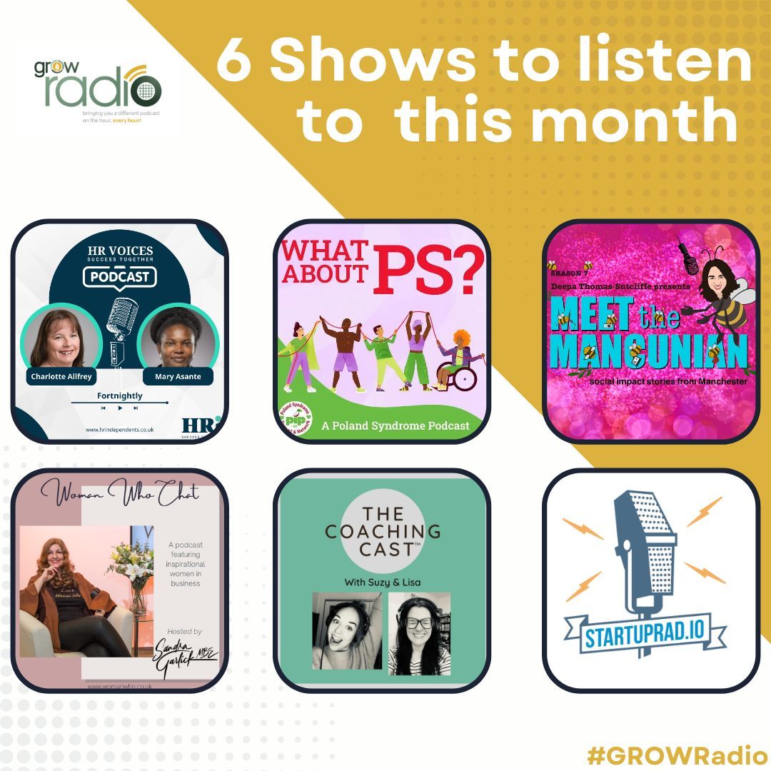 GrowRadioUK's tweet photo. Not sure which shows to start listening to this month?

Why don’t you try some of these! 

#RadioStation #Podcasts #GROWRadio #podcast #radio #radioshow https://t.co/fTQHlkx3cq