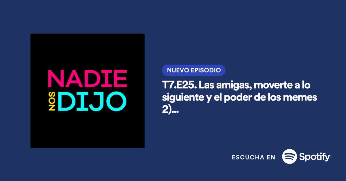 Un nuevo episodio está disponible. 

Escúchalo en <a href="/SpotifyMexico/">Spotify Mexico</a>: open.spotify.com/episode/5u9LAU…