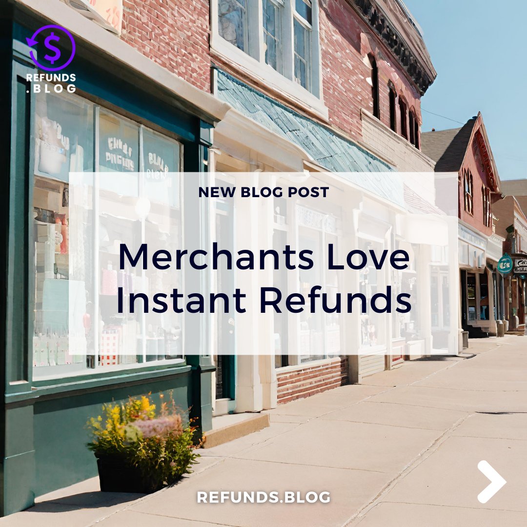 RefundBlog's tweet image. We know instant refunds benefit consumers, but they&apos;re just as good for merchants! There&apos;s less fraud, less &quot;where is my refund&quot; inquiries, and less cart abandonment. Their consumer sentiment increases, thus boosting sales. We&apos;re ready for instant refunds everywhere!