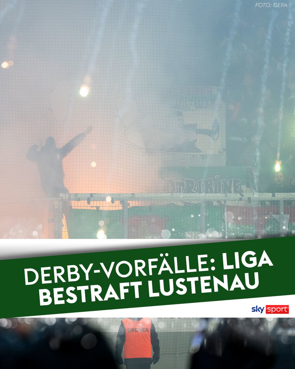 SkySportAustria's tweet photo. Empfindliche Strafe für @AustriaLustenau nach den Vorfällen beim letzten Ländle-Derby! #SkyBuliAT #ALTALU

https://t.co/TtNJ9GYb5K https://t.co/wLl8W0TQ1T