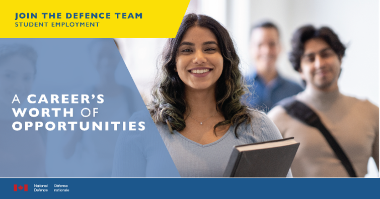 NationalDefence's tweet photo. We’ll see you at the Outaouais Post-Secondary Job Fair on February 21 from 10 am – 2 pm (EST)! https://t.co/kysM7GDjAa
#CareerFair #JoinDND https://t.co/OcEcmrQglG