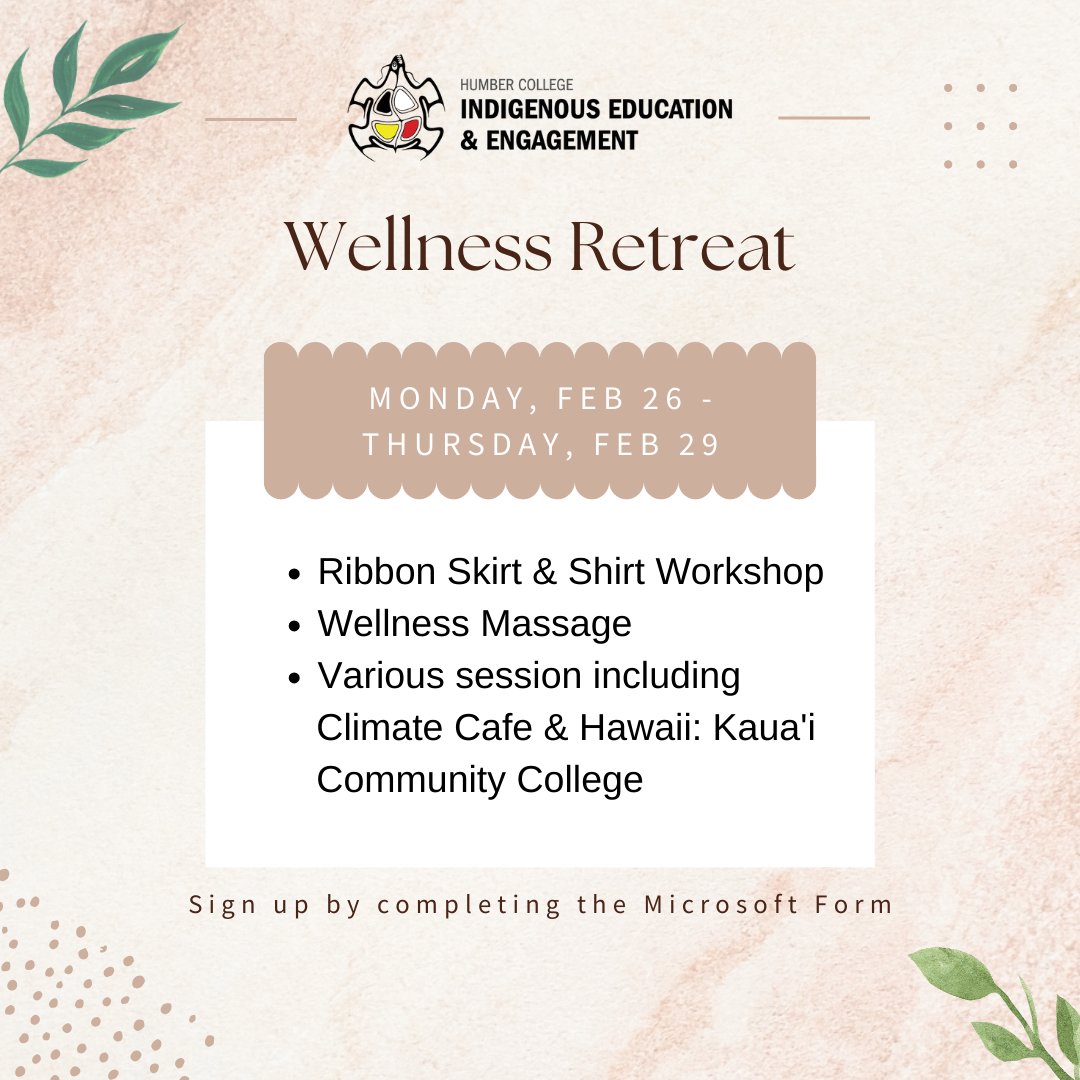 Humber Indigenous tweet media