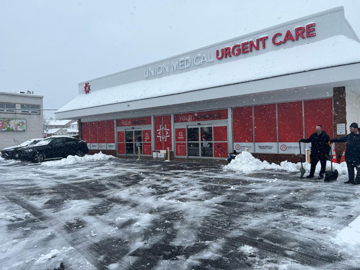 Even today, we are open and here to serve all of our patients. 🥶💨🫠