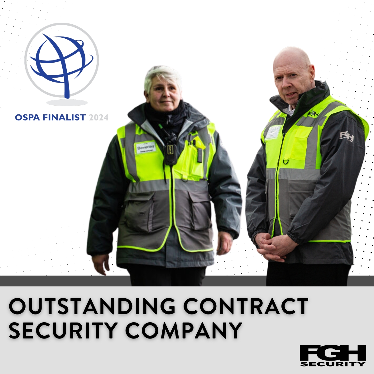 We are excited to announce that we are a finalist @theOSPAs in the Outstanding Contract Security Company (Guarding) category. 🎉
 
#TheOSPAs2024 
#SecurityIndustry
#OutstandingSecurityCompany