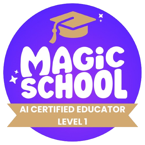 I’m excited to announce that I have completed the MagicSchool AI Certification Course (Level 1). MagicSchool is the leading AI Platform for educators-helping teachers lesson plan, differentiate, communicate clearly, and more! @magicschoolai