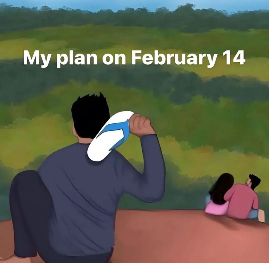 itsAlikhokhar's tweet photo. My plan on valentines Day 😌 https://t.co/WCSF3DRAoC