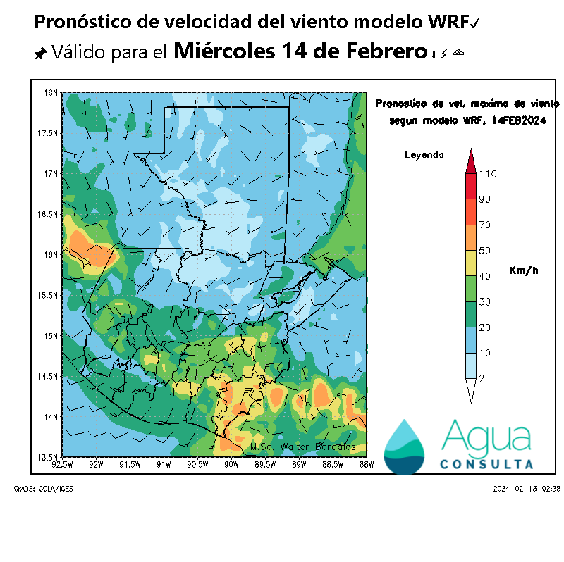 AlertaGt502's tweet photo. Pronóstico del tiempo para🇬🇹 Miércoles 14 de febrero
1🇬🇹📝 #FrenteFrío34 estacionario mantendrá chubascos en el Norte, la masa de aire fría asociada al frente, ocasionará viento “Norte” en el Oriente y descenso de temperatura por las noches y madrugadas
#ClimaGt #TraficoGt #FF34 https://t.co/fxceG6liiE