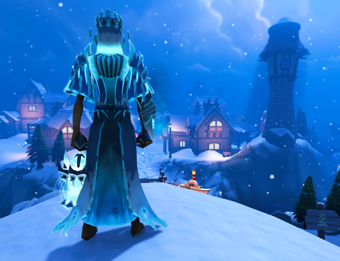 RuneScape's tweet image. Roses are red, 
Violets are blue,
The First Necromancer,
Would...dye...for you 💙

(👀 Coming soon)