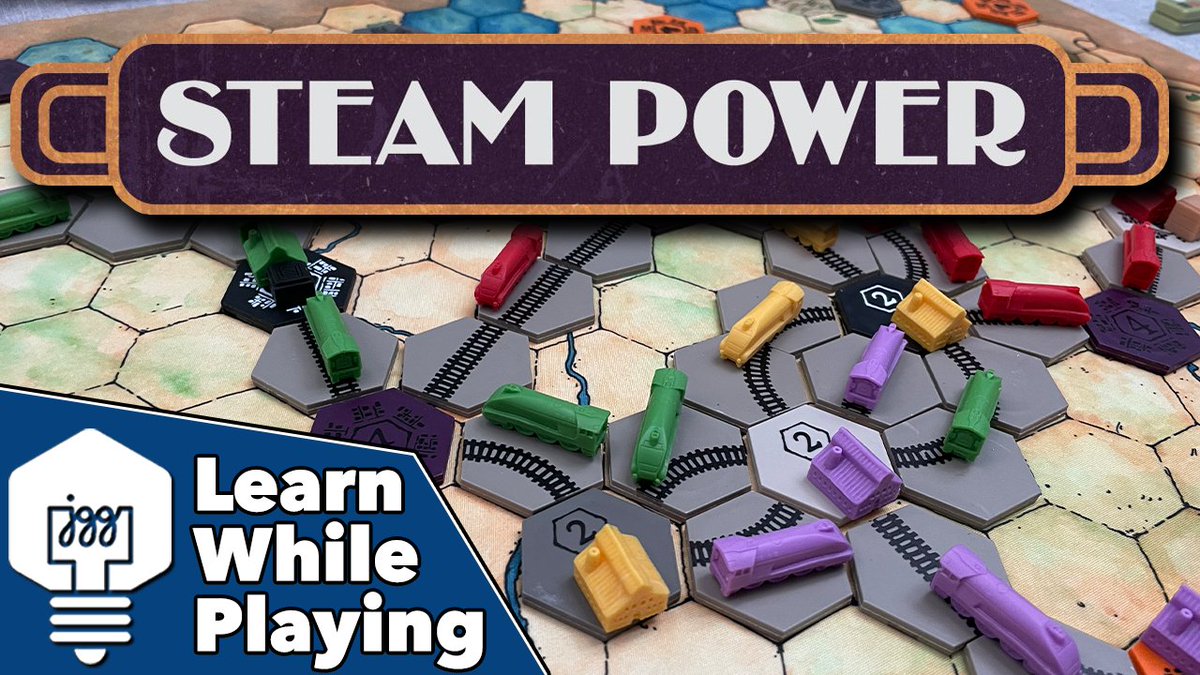 It's time to learn Steam power while actually playing it! Check it out here -> youtu.be/8-F3L3tnIBY