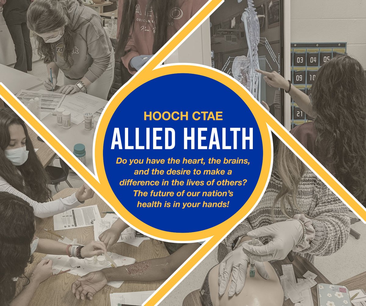 HoochHappenings's tweet photo. It's CTAE Month! Today we're spotlighting our Allied Health pathway. #CTAEmonth #FCSCTAE #HoochCTAE #liveyourbestlife #hoochfamily https://t.co/mwlbiGRT3P
