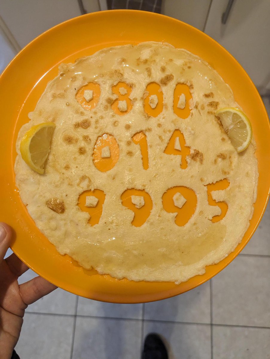 We hope you all have a flippin' good #PancakeDay! If you're struggling with your mental health - today, or any time - our 24/7 mental health helpline is here for you. It's free to call and run by trained professionals: 0800 014 9995