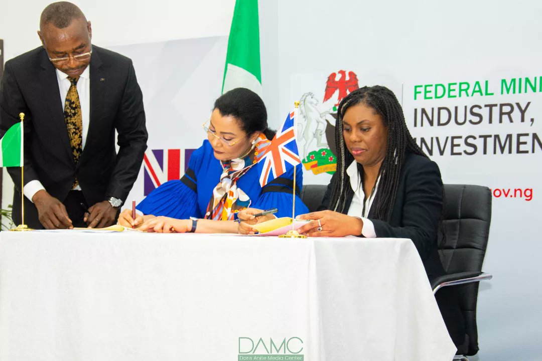DrDorisAnite's tweet photo. I am delighted to announce the official signing of a groundbreaking agreement between the United Kingdom and Nigeria. This agreement reaffirms our dedication to nurturing economic and trade alliances, especially in critical sectors like energy, legal, and financial services.

The signing of the Enhanced Trade and Investment Partnership (ETIP) marks a significant moment in history as the first of its kind between the UK and Nigeria as a nation. Together with my esteemed counterpart, Kemi Badenoch @KemiBadenoch, the British Business and Trade Secretary, we are leading the charge to enhance bilateral cooperation.

This arrangement will pave the way for opportunities in sectors crucial to both economies such as finance and legal services as well as foster new collaborations in innovative areas like the creatives industry. The visit by the Secretary of State comes a week ahead of a UK Government-led fashion and beauty trade delegation to Nigeria.  

It's worth noting that as at September 2023, our nations had already achieved an impressive combined trade value of £7 billion ($8.8 billion), indicating promising prospects for future collaboration and economic growth.

#UK #Nigeria #TradePartnership #ETIP #LegalServices #EconomicAlliance #TradeAgreement #BilateralRelations #InternationalLaw #FilmIndustry #MediaIndustry #Education #TradeValue #EconomicGrowth #WithHeartandMight
