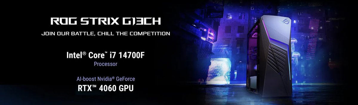 technoguy545's tweet image. ASUS ROG Zephyrus G16 2024, Strix Scar 16/18, and ASUS ROG G22CH workstation, ASUS S50IME desktop launching tomorrow in India.
- Free TUF Gaming H3 headset with the purchase (offer available from February 14th to 20th)
#ASUS #ROGZephyrusG16
