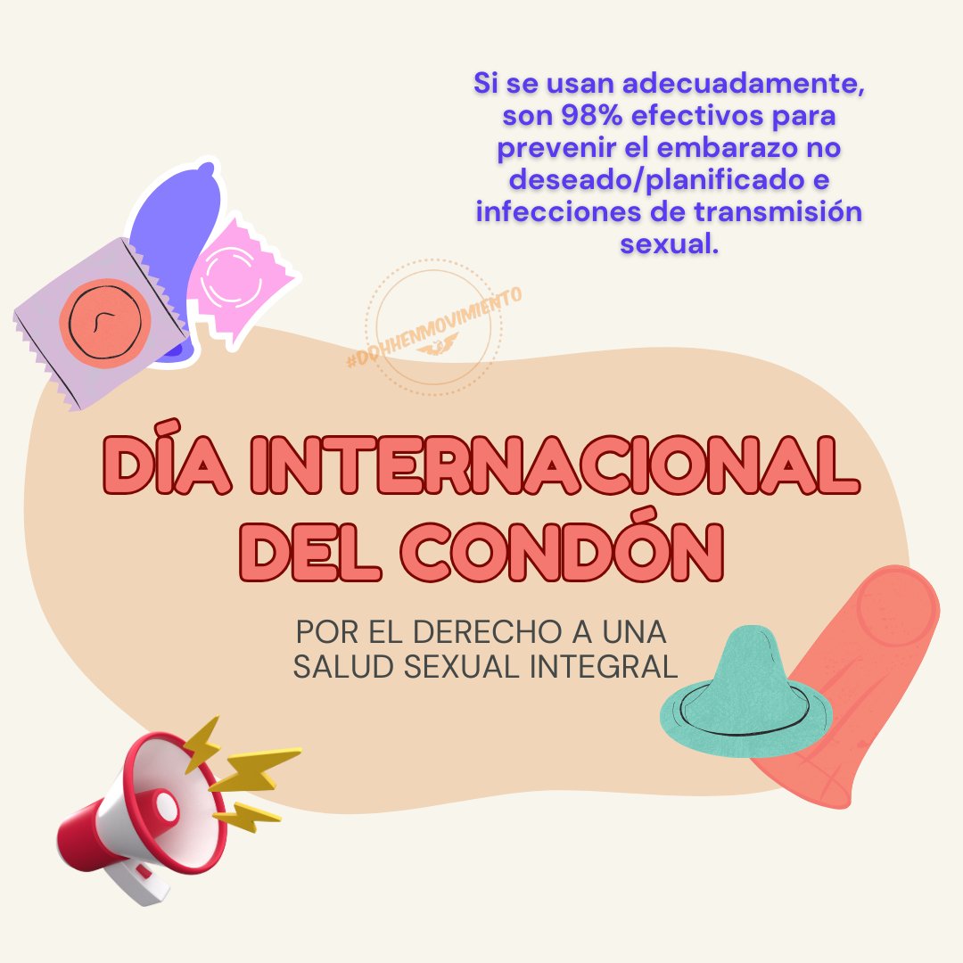 DipLauraDDHH's tweet photo. ¿Sabías que hoy es el Dia Internacional del Condón? El 13 de febrero de cada año se celebra con el objetivo de incentivar su uso responsable y así evitar tanto Infecciones de Transmisión Sexual (ITS) como embarazos no deseados/planificados. Saber usarlo significa autonomía sexual https://t.co/yLeG5iu3j8