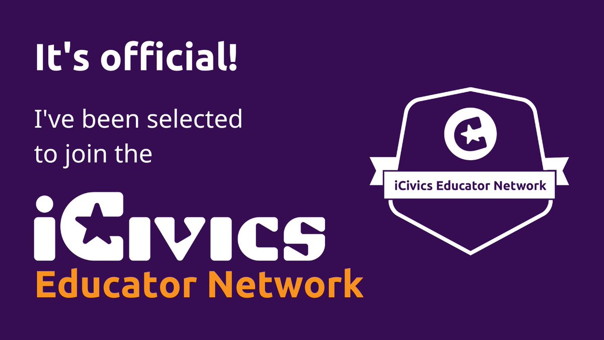 #iCivicsEdNet #sschat #edchat #pblchat