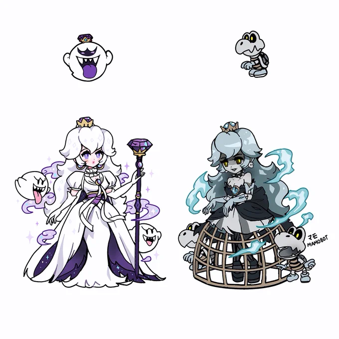 queen boo // dry bonesette  