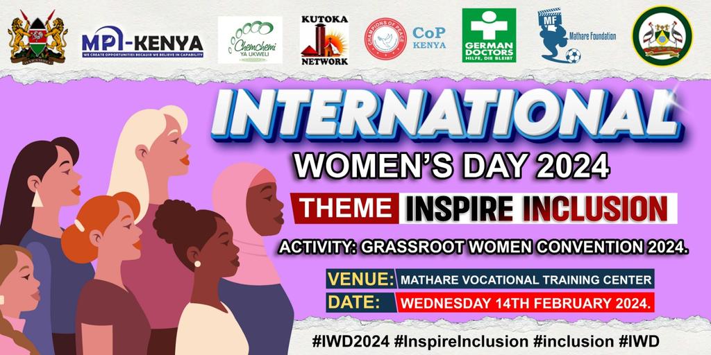 The first #IWD2014 buildup peak Activity is here with us, join us to #inspireinclusion Women Convention at Mathare Vocational Training Center #IWD #WomenPeace #genderiquality