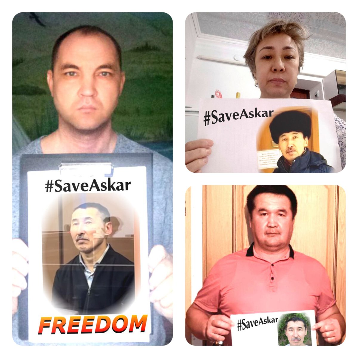 TurdiyevaU's tweet photo. On 13 February 2024, the #Astana City Court upheld the sentence of the court of first instance against political prisoner Askar #Sembay.
On 19 December 2023, Askar was illegally sentenced to 6 years in prison. Civil activists of #Kazakhstan continue to fight for Askar's freedom! https://t.co/kPh0QAocR0