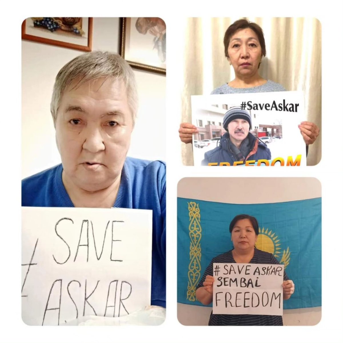 TurdiyevaU's tweet photo. On 13 February 2024, the #Astana City Court upheld the sentence of the court of first instance against political prisoner Askar #Sembay.
On 19 December 2023, Askar was illegally sentenced to 6 years in prison. Civil activists of #Kazakhstan continue to fight for Askar's freedom! https://t.co/kPh0QAocR0