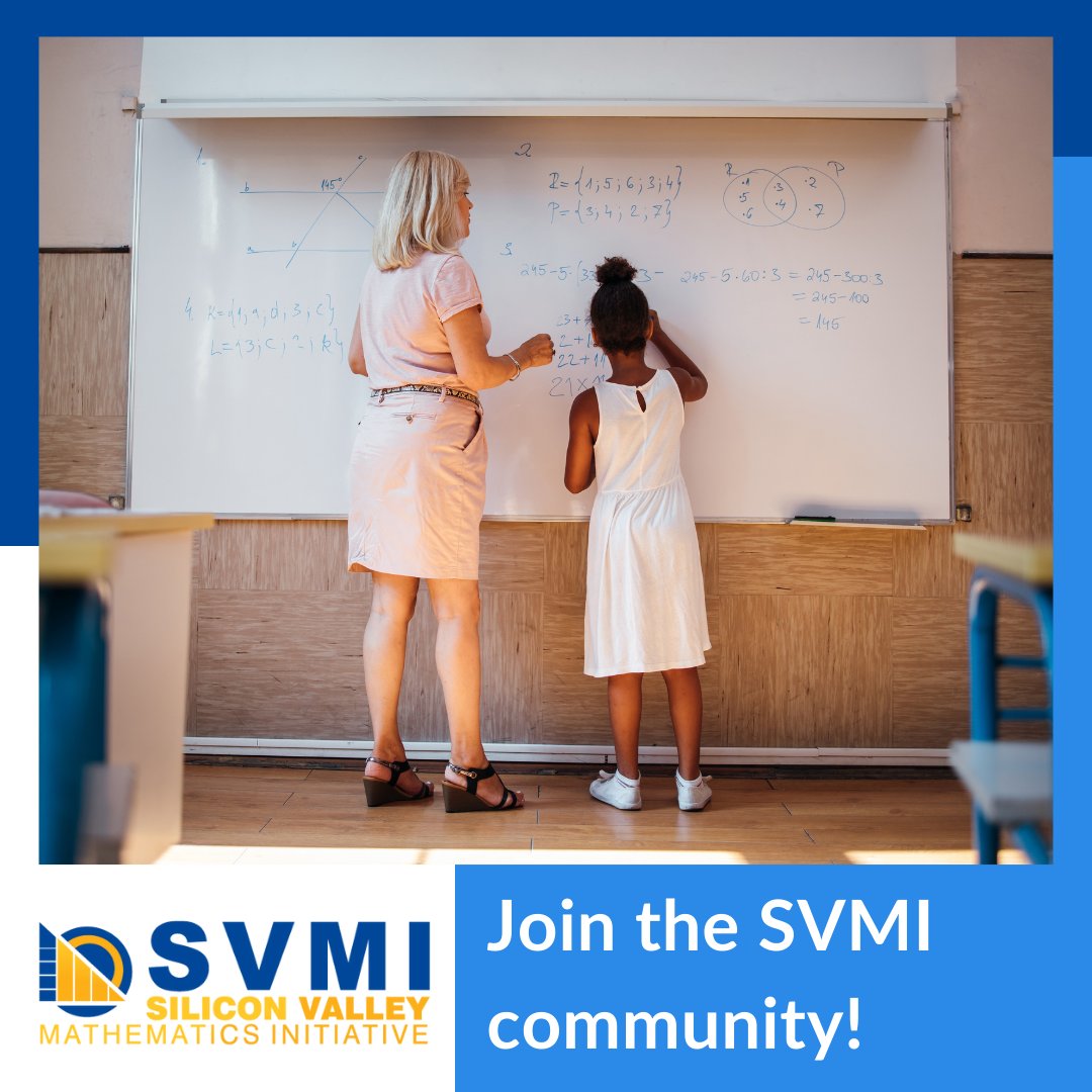 Discover the transformative power of mathematics education with Silicon Valley Mathematics Initiative. 🌟 Join us on this journey, and become a part of the SVMI community today!