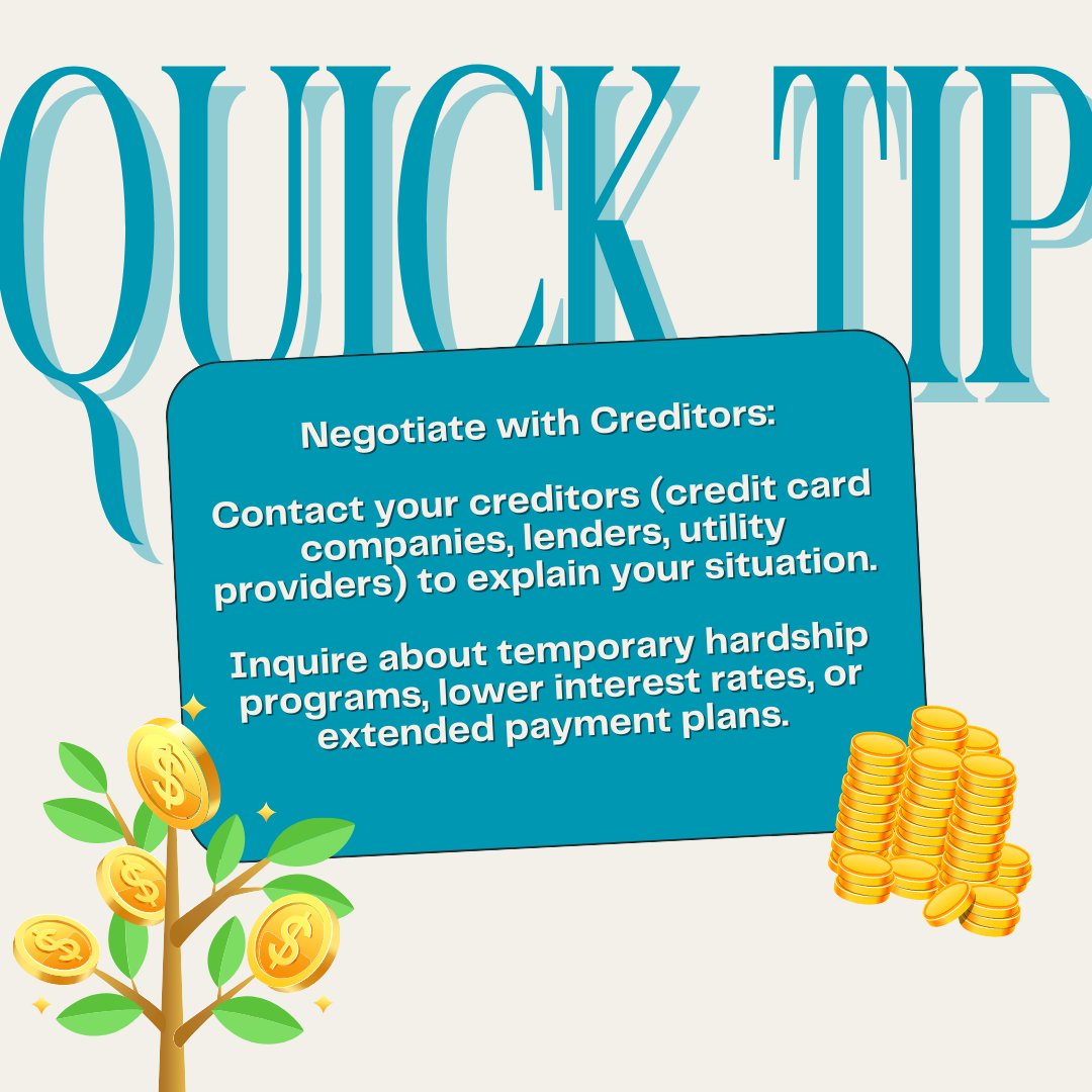 Turn your Financial Friday into a win! Negotiate with creditors to manage debts and regain control of your finances.💸🌟

Visit: manageyourmoneywithmelissa.com

#FinancialFreedom #DebtNegotiation #FinanceFriday #FinancialTips #FinancialGuidance