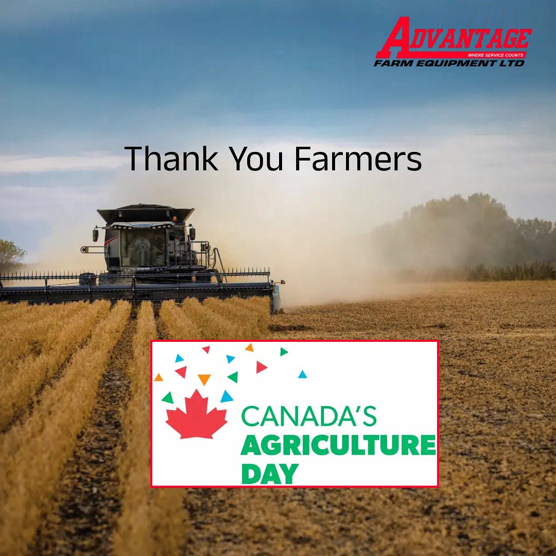 Happy Canada Agriculture Day! Thank you to all our customers, farmers and friends for all the hard work you do! #cdnagday