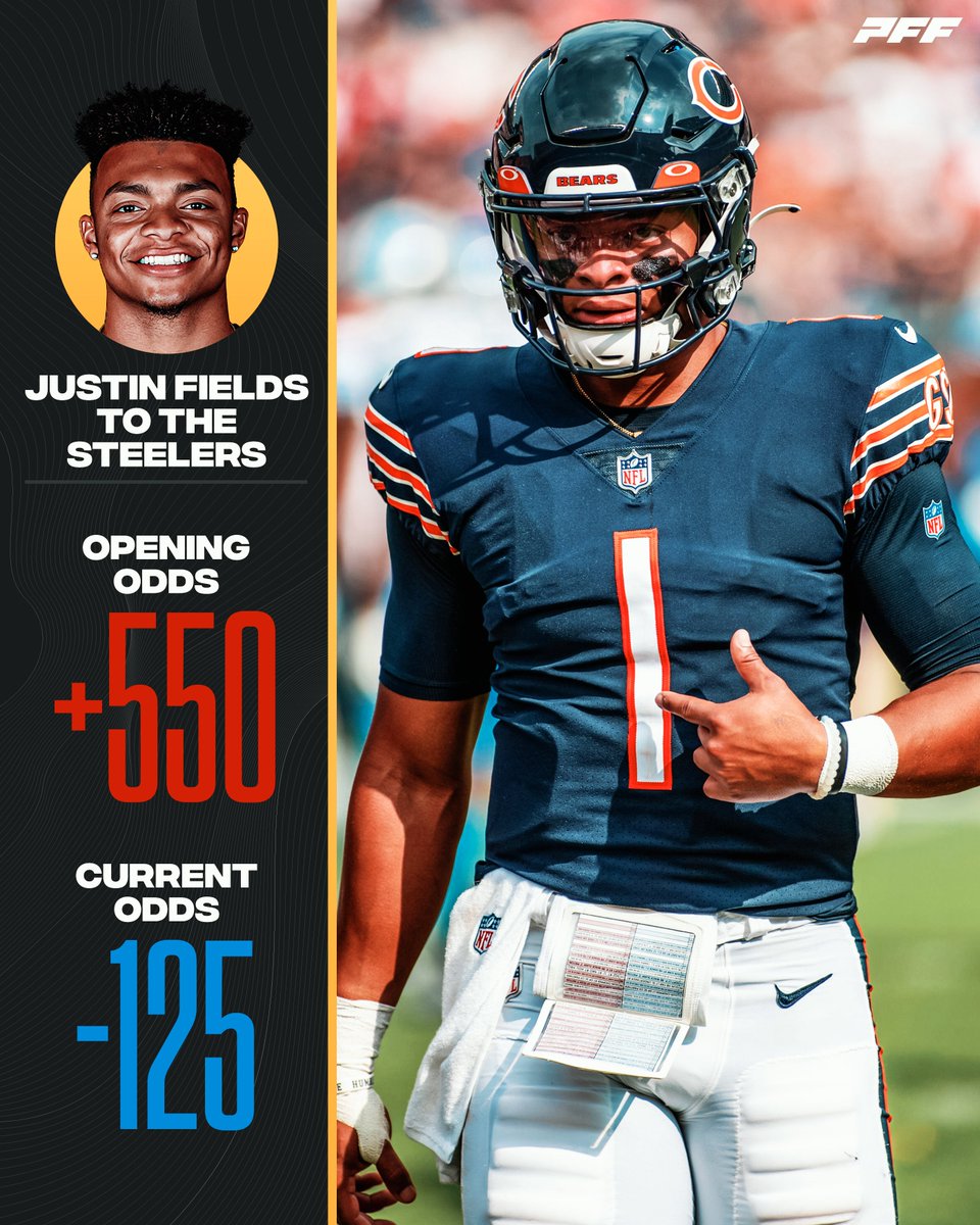 Justin Fields to the Steelers is heating up 👀