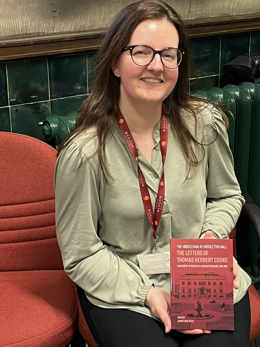 Huge congratulations to our #ISWE & @BangorHistory colleague @LowriAnnRees on the publication of ‘The Letters of Thomas Herbert Cooke: Land Agent in Rebecca’s Carmarthenshire’, with @SWalesRecordSoc -which promises fantastic insights into rural society, protest & tenant relations