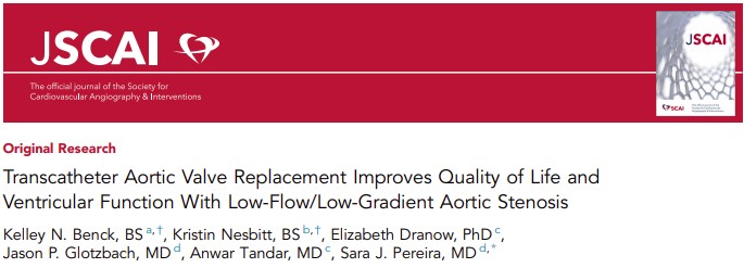 📚QoL &amp; LVEF in pts w classic (D2 subtype) low-flow/low-gradient AS who underwent #TAVR.

➡️ doi.org/10.1016/j.jsca… 

@Bencks22 <a href="/saraj_pereira/">Sara Pereira MD</a> <a href="/JGlotzbachMD/">Jason P. Glotzbach, MD</a>