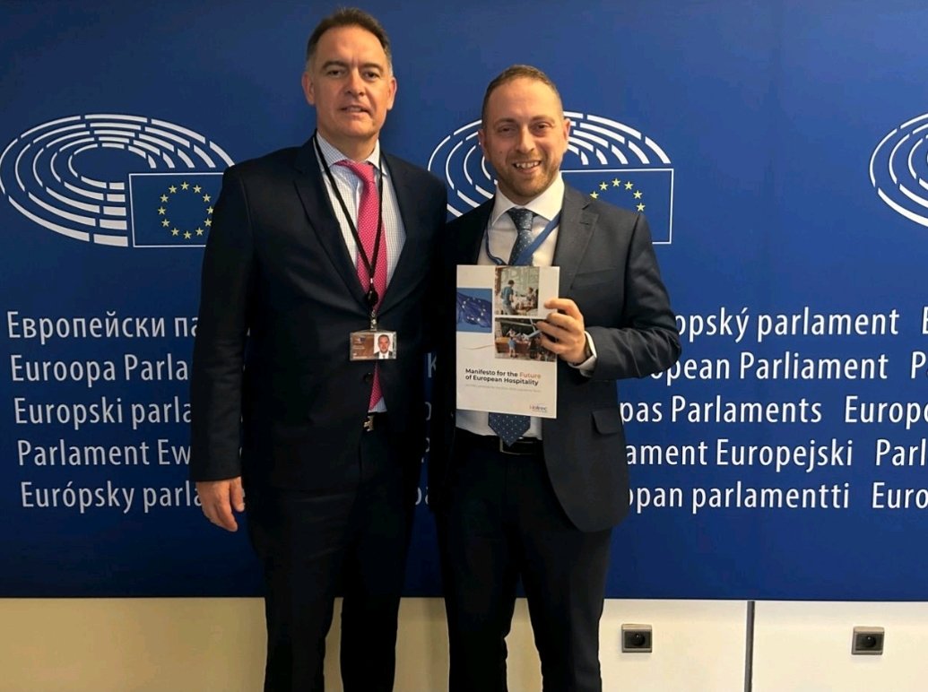 Grateful for your time today MEP <a href="/alexagiussaliba/">Alex Agius Saliba</a>. #EUHospitality needs to be listened to in the revision of the Package Travel Directive (PTD). The limitation of prepayments will hit our hoteliers. We look forward to be working with you to support the #Tourism &amp; #EUHospitality.