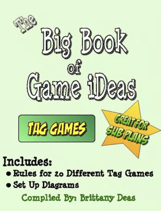 Need last minute sub plans that are easy to implement and don’t require pre-planning? Check out the Big Book of Game Ideas: Tag Games! teacherspayteachers.com/browse?gad_sou…

#physicaleducation #hpe #elementaryphysed #physed #physedhouse