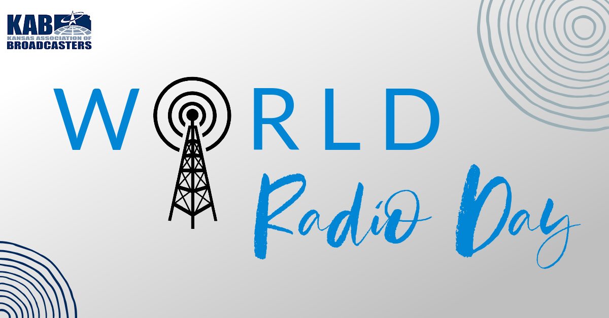 🎙️ Happy World Radio Day! 📻 Today, the Kansas Association of Broadcasters celebrates the incredible power of radio to connect communities, share stories, and amplify voices. 🌐🔊 Your passion and commitment make a difference every day! 🎉 #WorldRadioDay #WeAreBroadcasters