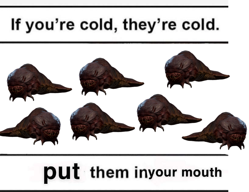 anzuimi's tweet photo. please consider the safety of your illithid tadpoles during the winter season https://t.co/zC69IyFmP0