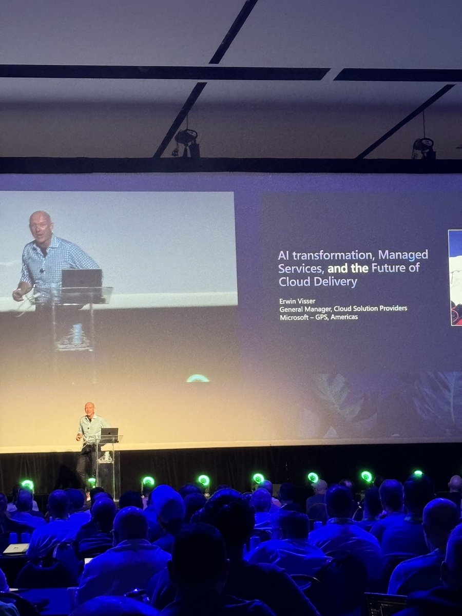 Erwin Visser came down from Mt. Everest to present the keynote at #NerdioCon2024! Looking forward to all the sessions and networking this week.