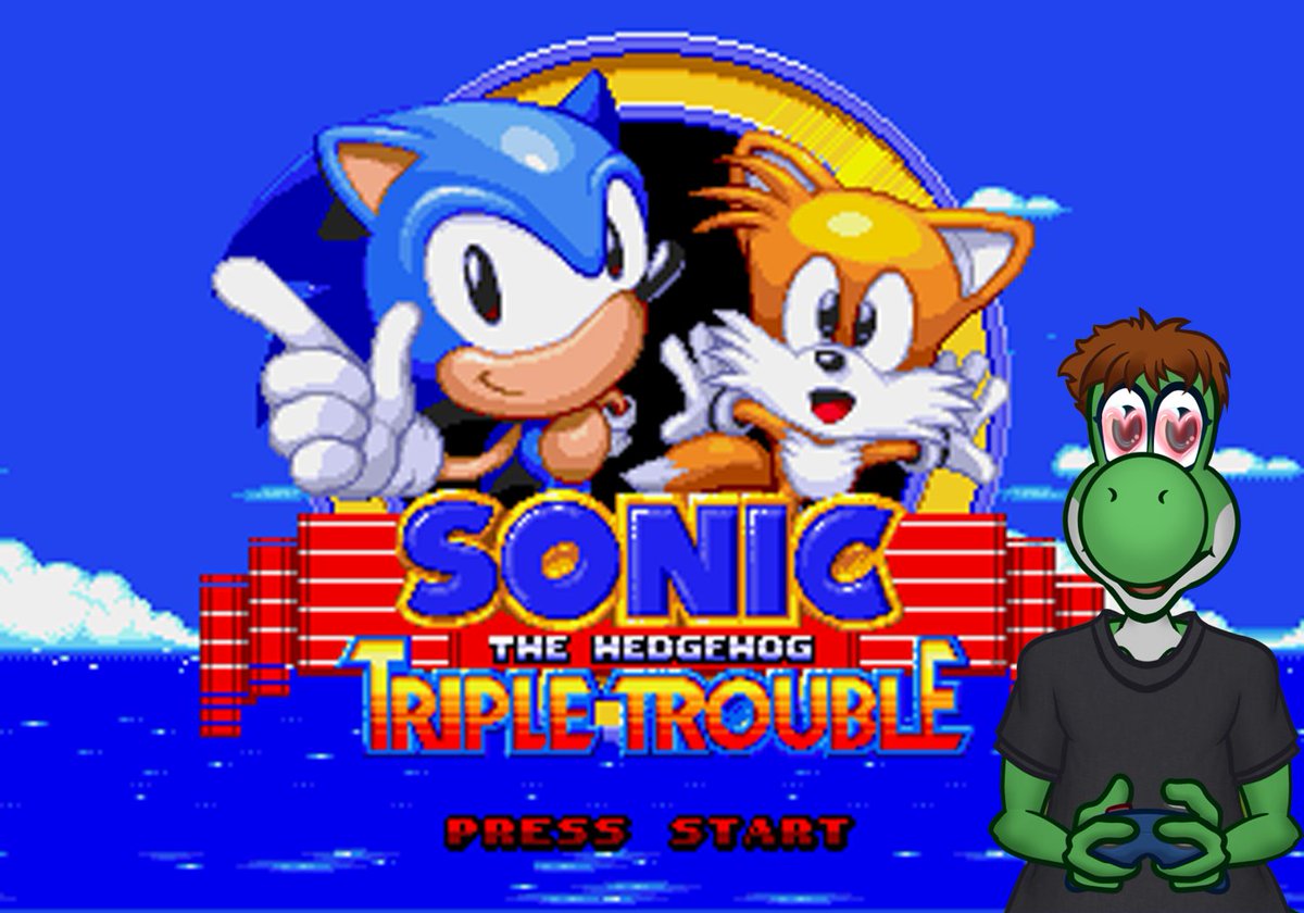 YoshiChief's tweet photo. From one set of remakes to another, let's try out the Sonic Triple Trouble 16-bit remake! Has Knuckles been tricked again? What is Fang up to? Find out~

https://t.co/U5vv0FXz1Y

https://t.co/0GGiWJmfT8 https://t.co/YmKZw0r0ls